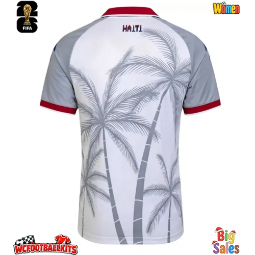 Haiti Replica Away Stadium Shirt for Women World Cup 2026 Short Sleeve
